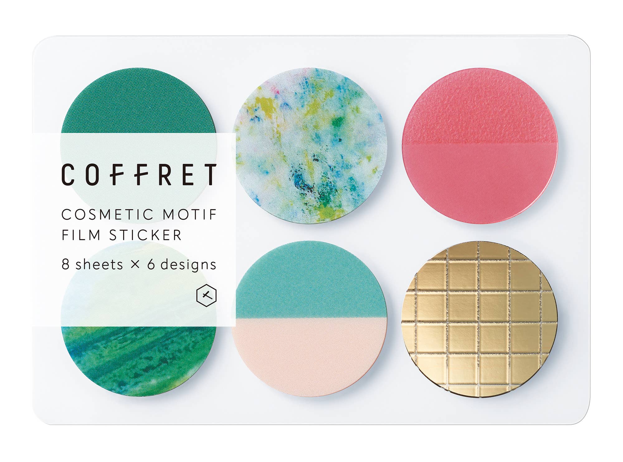 "COFFRET" CIRCLE Decoration Sticker