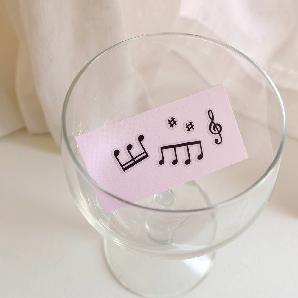 Musical Notes Sticker Sheet "Umm umm umm" - Suatelier Design