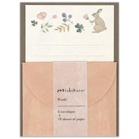 Vertical Letter set Michikusa Petal Made in Japan