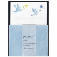 Vertical Letter set Michikusa Petal Made in Japan