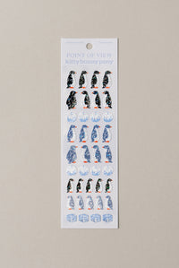 Winter Apple Penguin Sticker