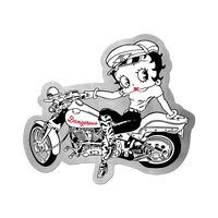 Motorcycle Betty Boop - Die-Cut Sticker (feminist, sexy)