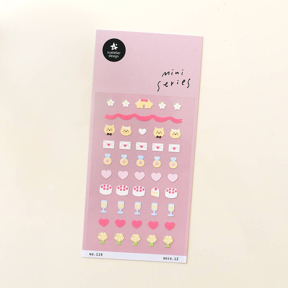 Mini Series Sticker Sheet "Deco.12" - Suatelier Design