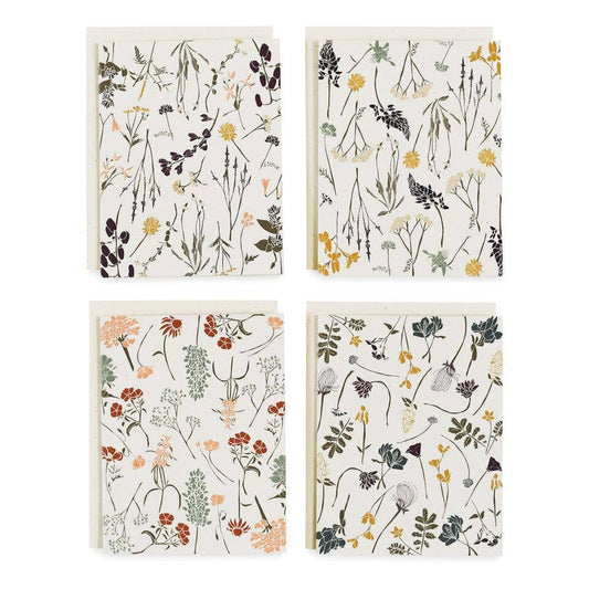 Wildflowers By Region Cards, Boxed Set Of 8