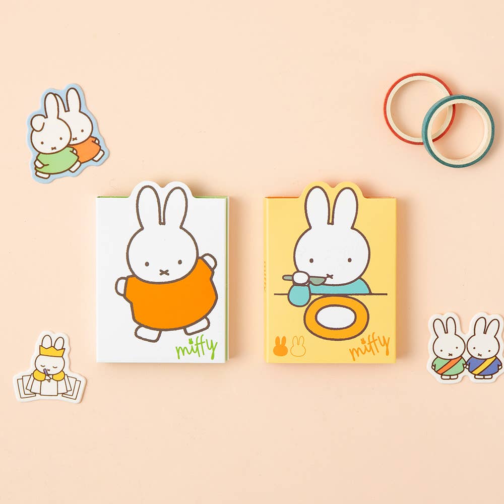 Miffy 4Layered StickyNotes  Memo Pad Pack- vivid