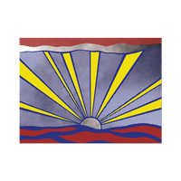 Sunrise by Roy Lichtenstein - Die-Cut Sticker