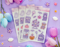 Midnight Carnival Halloween Sticker Sheet