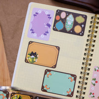 Paper Roll Labels - Retro Frames