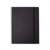 Blackwing A4 Spiral Notebook - Black