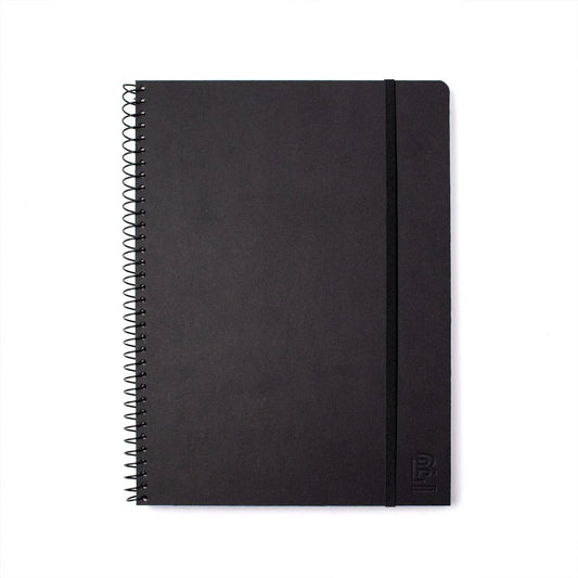 Blackwing A4 Spiral Notebook - Black