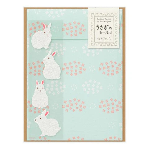 Midori Letter Set Rabbit