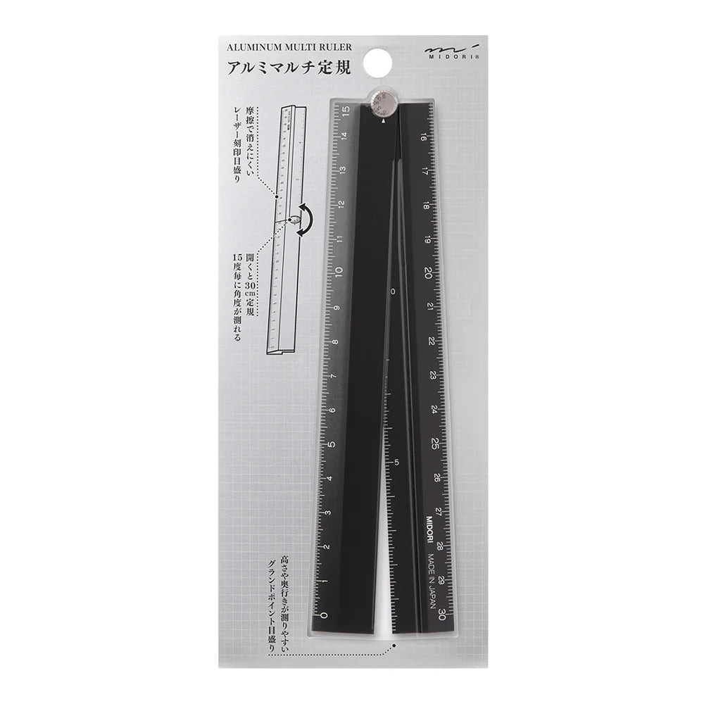 Midori Foldable Aluminum Ruler