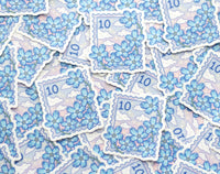 Forget Me Not Stamp Sticker
