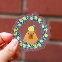 Vinyl Sticker (Transparent) Capybara