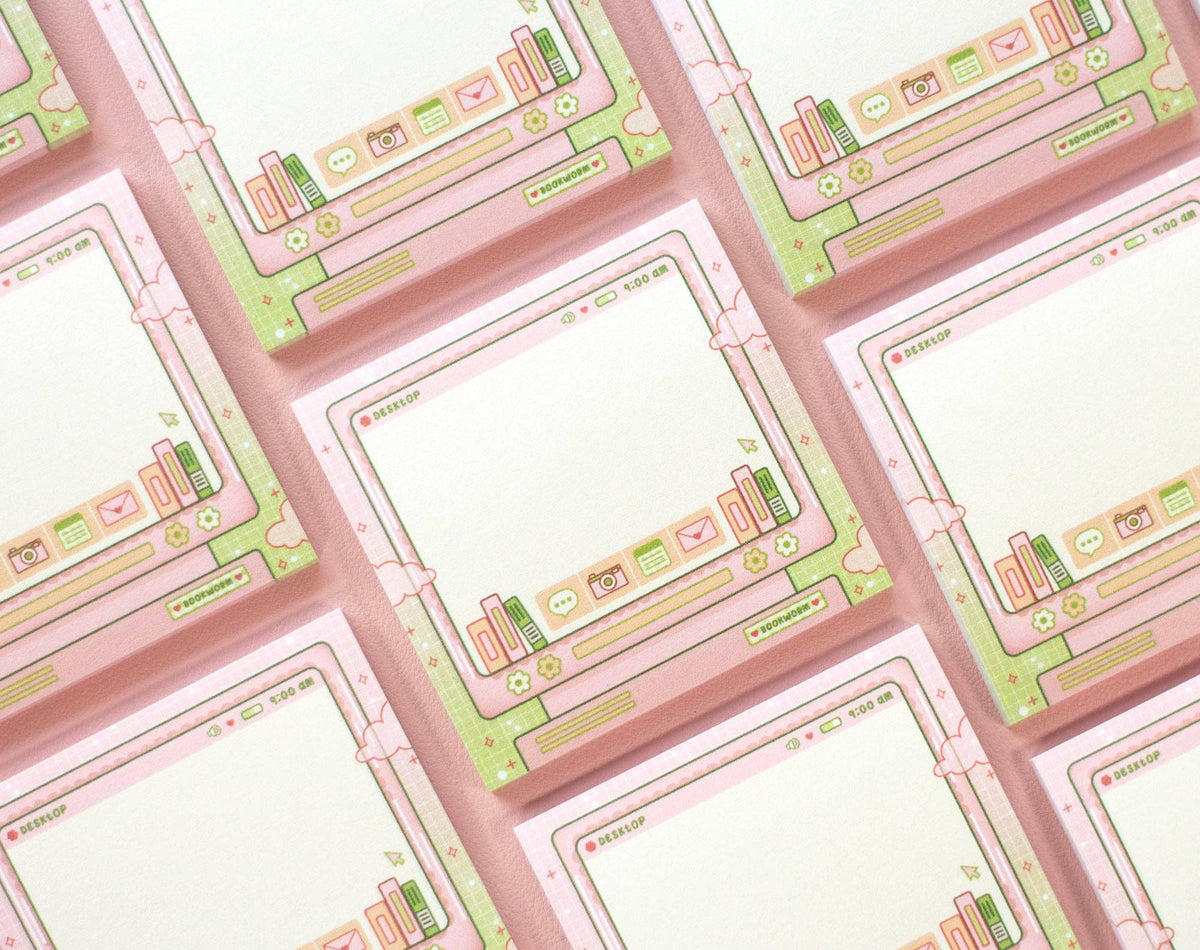 Bookworm Sticky Notes