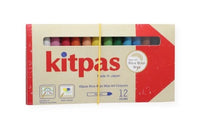 Kitpas Rice Bran Wax Crayons (Set of 12)