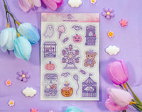 Midnight Carnival Halloween Sticker Sheet