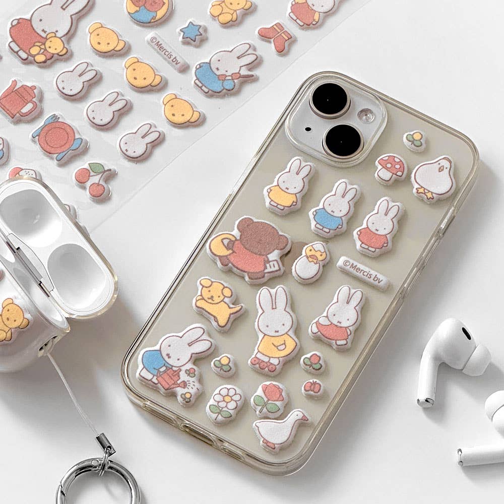 Miffy Puffy Cushion Deco Stickers - Random