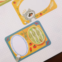 Paper Roll Labels - Sardine Fan