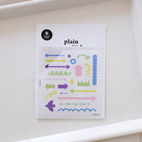 Suatelier Design Plain.73 Sticker Sheet Pack of 3