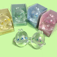 Molang Clear Mochi Squishy Figure Fidget- Stress Relief