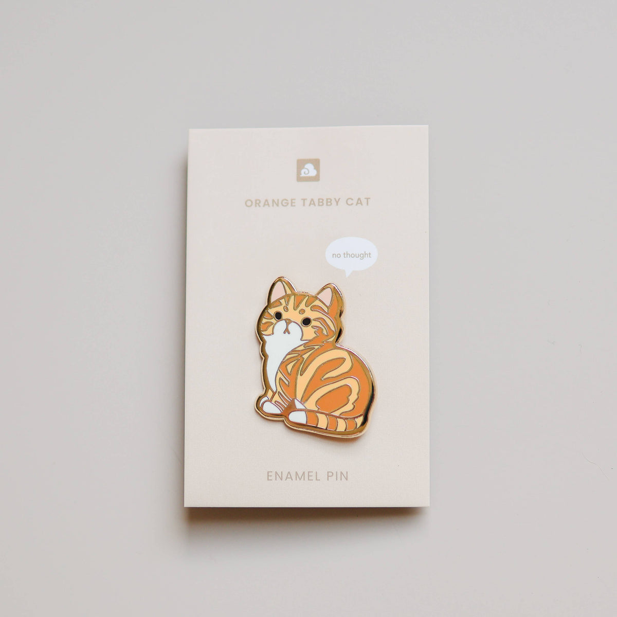 Enamel Pin - Orange Tabby Cat