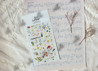 Sticker Sheet "Flower Letter" - Suatelier Design