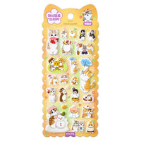 Mofusand Marshmallow Puffy Stickers – Soft 3D Cat Collection
