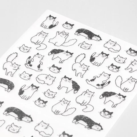 Midori Sticker Sheet CHAT CAT