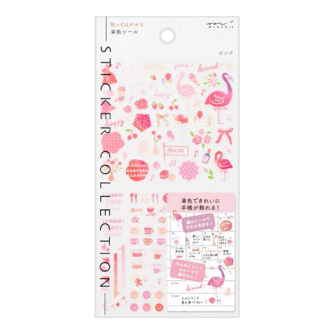 Midori Pink Sticker Sheet