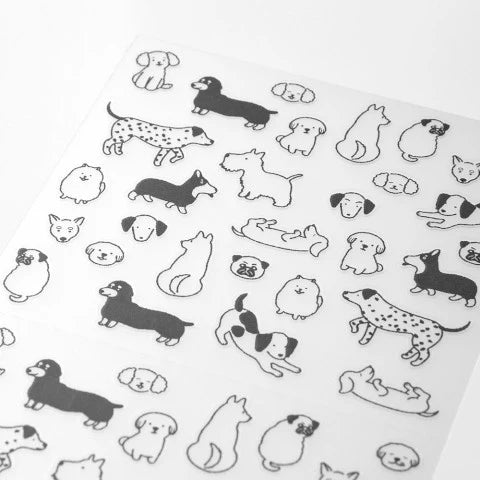 Midori Sticker Sheet CHAT DOG