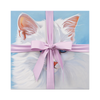 Milk by Eliza Douglas - Die-Cut Sticker (Cat, Bow, Pet)