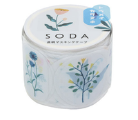 SODA transparent Masking Tape 1.2"  WIDE
