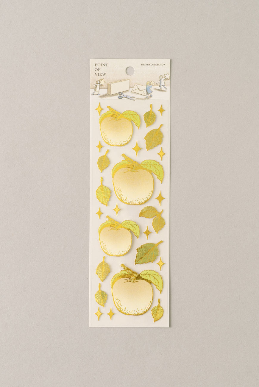 Golden Apple Sticker