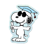 Snoopy's Graduation by Peanuts - Die-Cut Sticker