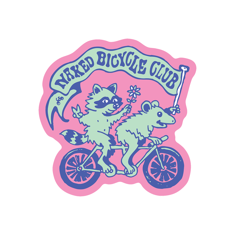 Naked Bicycle Club by Apply - Die-Cut Sticker (bike)