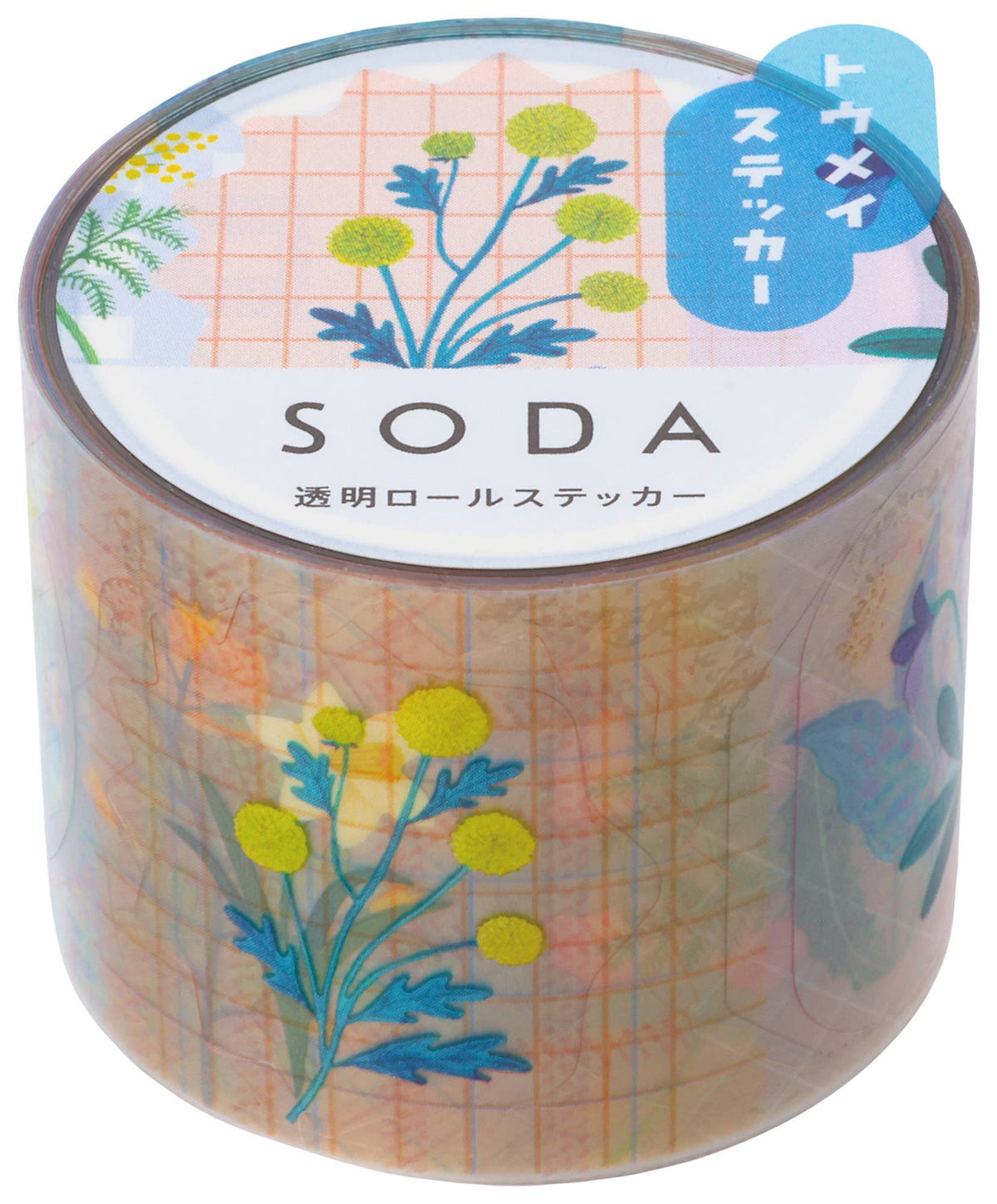 SODA transparent Masking Tape Sticker type