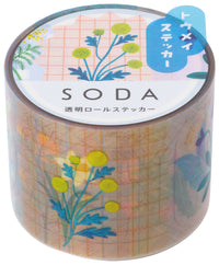 SODA transparent Masking Tape Sticker type