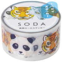SODA transparent Masking Tape Sticker type