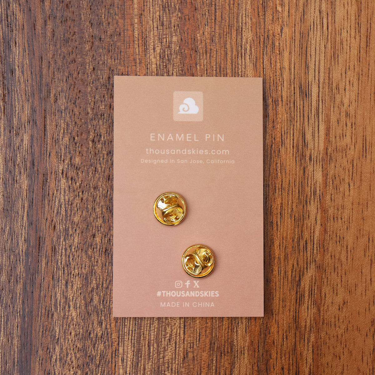 Enamel Pin - tuxedo Cat