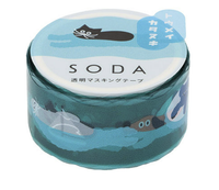 SODA transparent Masking Tape