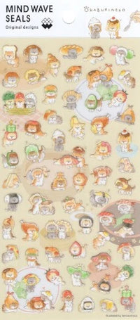 MINDWAVE OKAPURINEKO Sticker Sheet