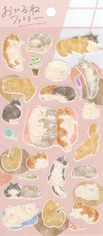 MINDWAVE NAP FAMILY STICKER NEKOSAKIS HOUSE Sticker Sheet
