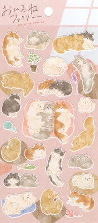 MINDWAVE NAP FAMILY STICKER NEKOSAKIS HOUSE Sticker Sheet