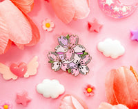 Unicorn Eclipse Sakura Enamel Pin