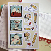 Bird and Beagle Stickers: Y2K Glossy Waterproof Planner Decals