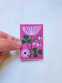 Sticker- Pink Botanical