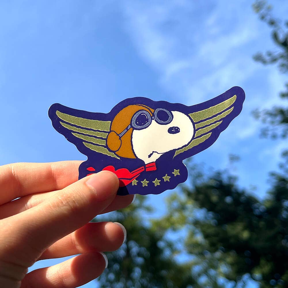 Flying Ace Snoopy - Die-Cut Sticker
