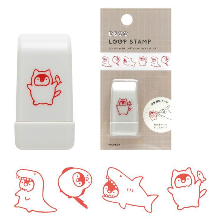 MATOKA Deco Loop roller stamp – Kigurumi design