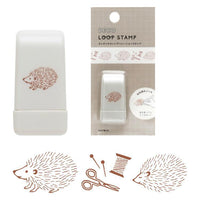 MATOKA Deco Loop roller stamp – Hedgehog design